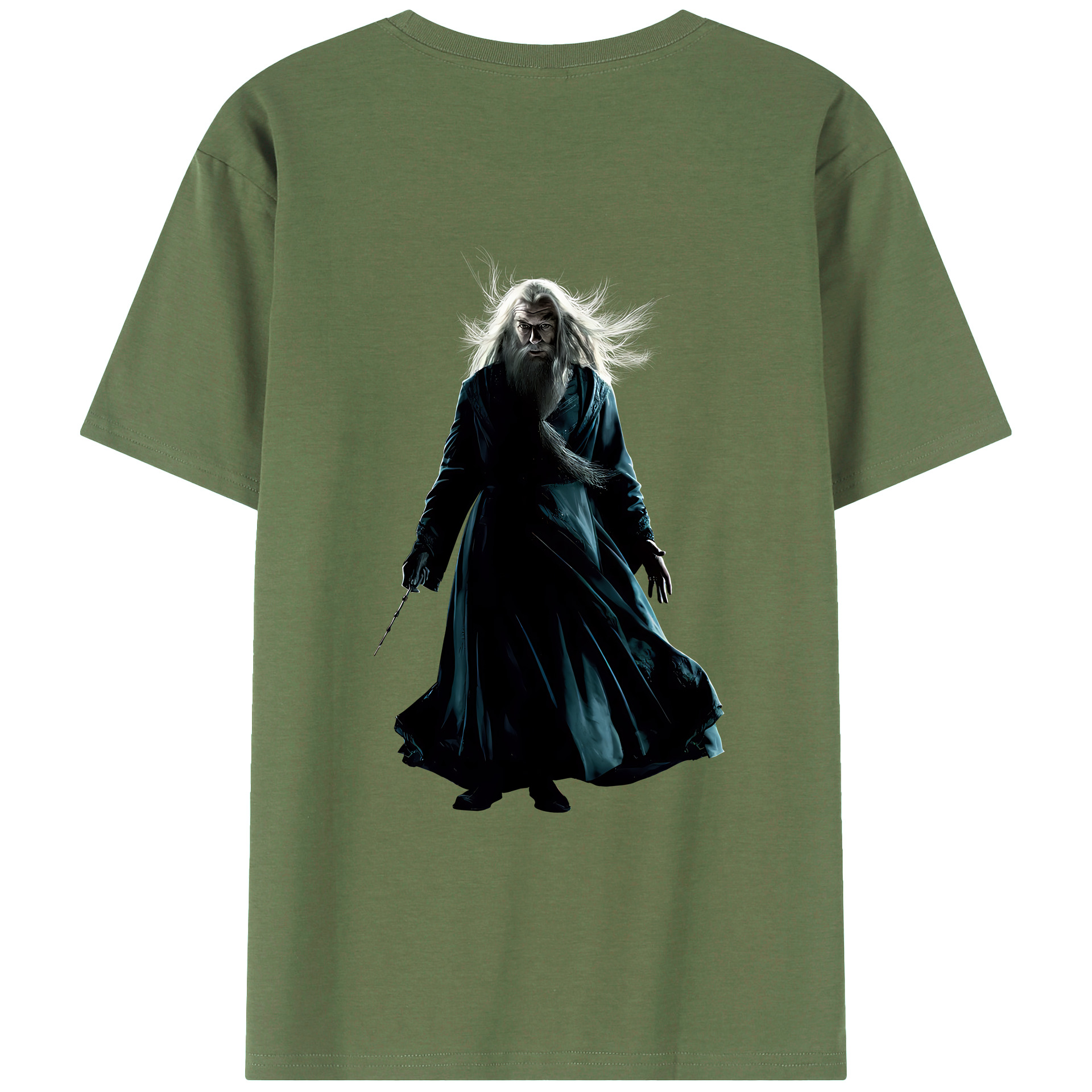 （画像用） Harry Potter ハリー・ポッターシリーズ 綿100％ メンズ半袖Tシャツ（バックプリント） 通気性